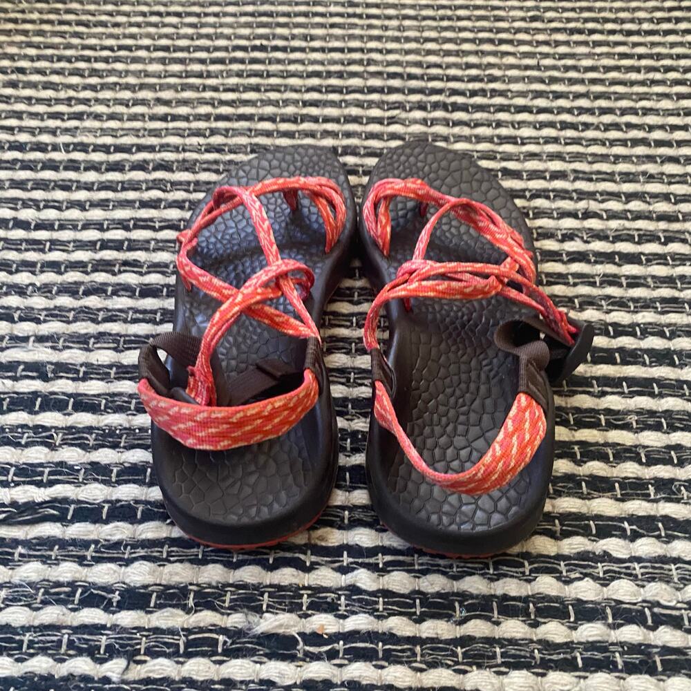 🌿Chaco Womens ZX/2 Classic Strappy Orange Sandals  10 - Picture 3 of 6